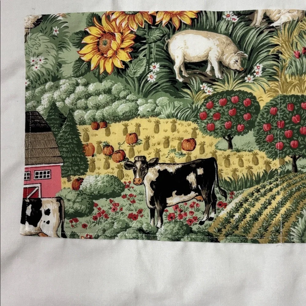 Farmhouse Cow Print Apron